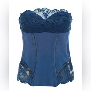 Gorgeous La Perla blue lace corset